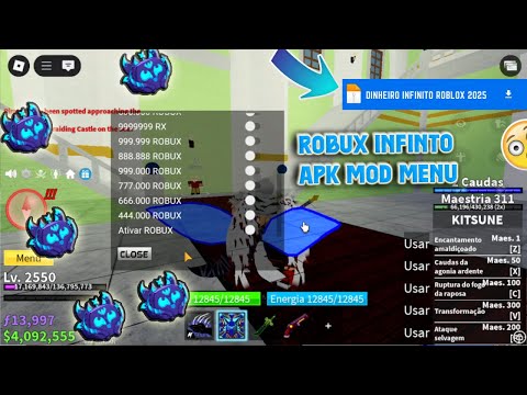 Roblox Mod Menu 2025!! O MELHOR MOD APK COM robux INFINITO ATUALIZADO?