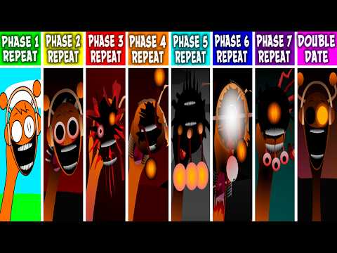 Sprunki PHASE 1-2-3-4-5-6-7 But Everyone Is REPEAT After DOUBLE DATE