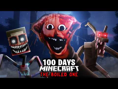 I Survived 100 Days in the BOILED ONE Island Minecraft Horror Mod