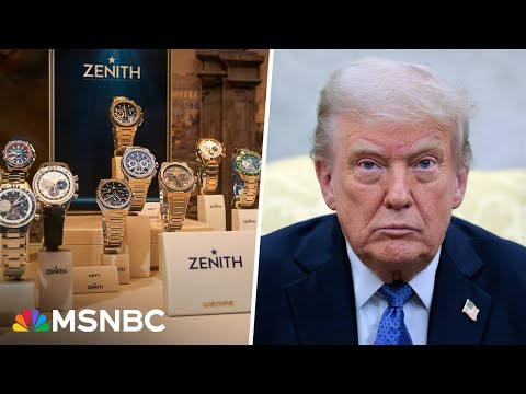 YouTube video thumbnail: 'Just to Shock Everyone': Trump Threatens Switzerland, E.U. With Massive Tariffs