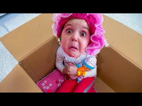 Nastya pretend play with funny big Baby Doll Настя и веселая история про ее большого пупсика