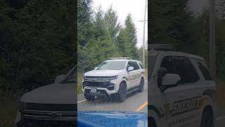 Uniden R9w vs. Sheriff, Tricky Backroads, 33.8 C/O