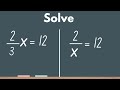 Understanding One-Step Equations with Fractions