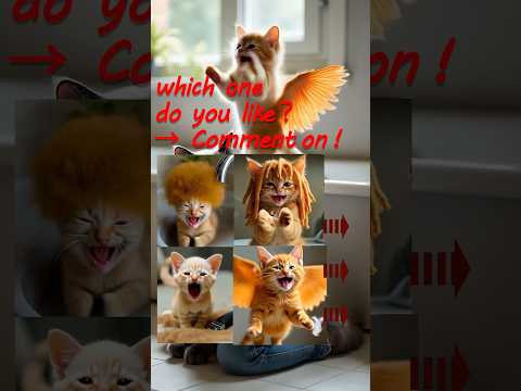 ✂️Trimmer Trouble🙀 The Kitten's Wild Hair Journey!🧴✨🐾 #cattales #cat #cateats #kitteneats #cattoon