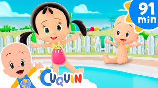Swimming Dance 🩱🕺 and more Nursery Rhymes by Cleo and Cuquin | Children Songs