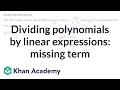 Polynomial Division Concepts and Techniques
