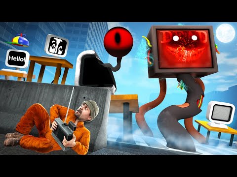 DESCUBRIMOS a MR. FUN SPRUNKI TAPES con un DRON que lo CAPTURÓ | GARRY'S MOD