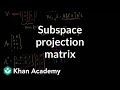 Understanding Subspaces and Projections in R4