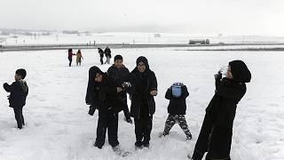 YouTube video thumbnail: South Africa Hit by Icy Blast as Snow Blankets Several Provinces