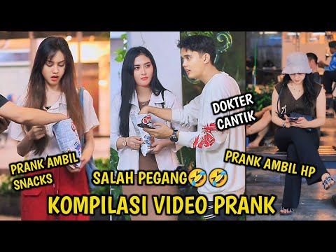 PRANK AMBIL HP|PRANK BUTA|PRANK AMBIL SNACK‼️KOMPILASI VIDEO LUCU