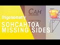 Finding Missing Sides in Right-Angle Triangles with SOHCAHTOA