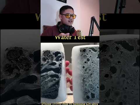 Prueba de agua Iphone vs Samsung  #lilpipetv