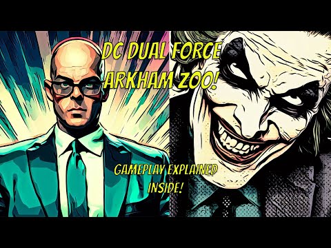 DC Dual Force BETTER Than Marvel Snap!? Going Over Basics Playing Arkham Zoo!