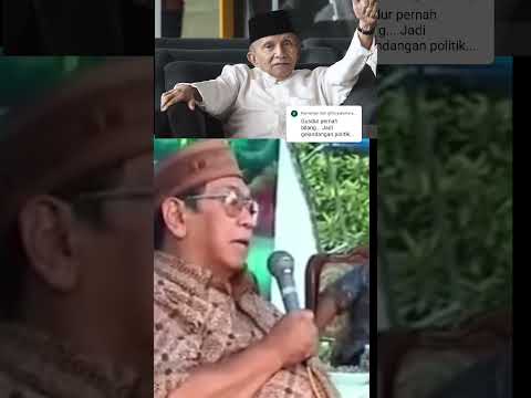 Ucapan gusdur kepada Amien rais #gusdur #amienrais #politik