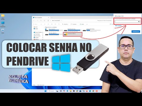 Como Colocar uma SENHA no Seu PENDRIVE USB
