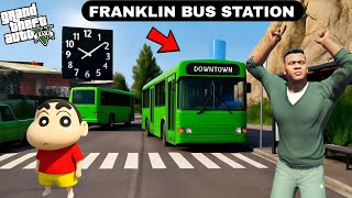 Upgrading FRANKLIN'S HOUSE to a BUS Station! (GTA 5 Mods) 
