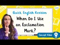 Understanding Exclamation Marks and Interjections