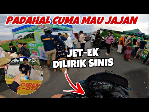 SAMPE DI LIRIK SINIS‼️ KE TEMPAT RAME PAKE ZX25R