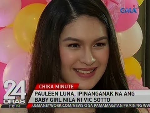 Pauleen Luna Isinilang Na Ang Baby Girl Nila Ni Vic Sotto Videos