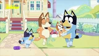 Bluey balliamo con Bluey, Bingo, mamma e papà dance Bluey