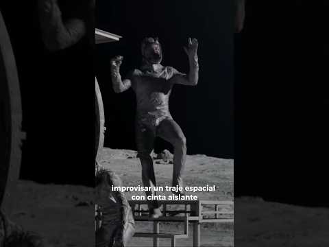 Traje espacial con cinta aislante