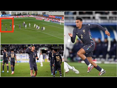 🔥 Trent Alexander-Arnold LEFT BACK MASTERCLASS vs Finland | Alexander Arnold free kick vs Finland