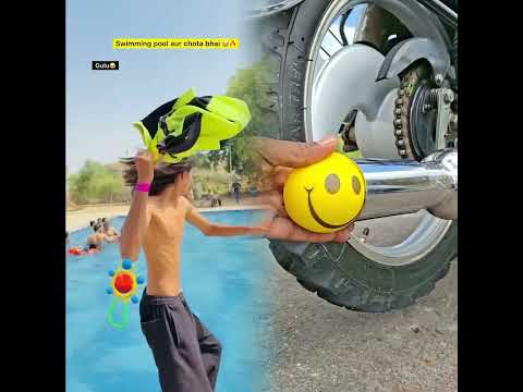 Chota bhai aur swimming 🏊 🔥 Indian family😂 #shorts #indian #relatable #swimmingpool #garmi