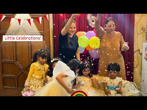 Little Zaru Ki little Celebrations  🥳 🎈 🎉 🥳 || Iman and Moazzam Vlog#420