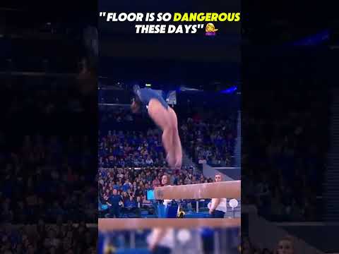 “Floor Is Too Dangerous” 🤔💬 …Then This Happened 😱🔥#beam #olympics #katelynohashi #fails
