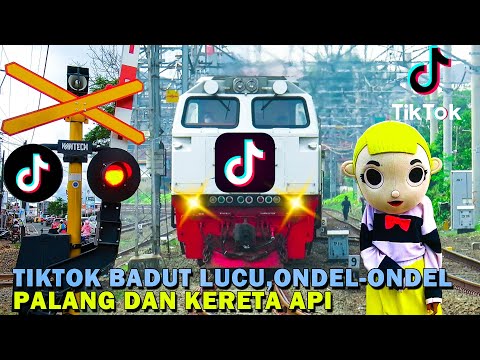 Badut, Ondel Ondel, Kereta Api Joget Tiktok Terbaru, Joget Kereta Api Lucu Bikin Ngakak