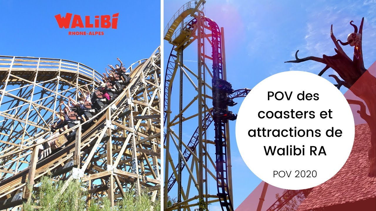 OnRide des attractions de  Walibi Rhônes Alpes avec Mystic, Airboat, Timber