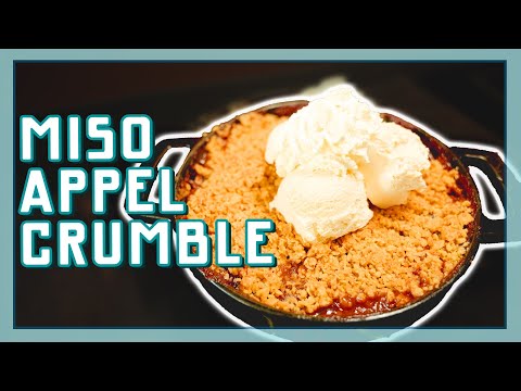 BETER DAN APPELTAART? APPEL CRUMBLE MET MISO! | EtenmetNick | How to