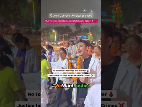 We want Justice 😭🧑‍⚕️💔 #rgkarhospital #rgkar #protest #mbbs