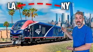 AMTRAK SLEEPER TRAIN Across the USA 🇺🇲 (3 Nights, 68 Hours!)