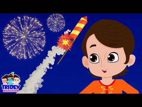 Diwali Song, ദീപാവലി ഗാനം, Aloo Kachaloo Beta + More Cartoon Rhymes For Kids