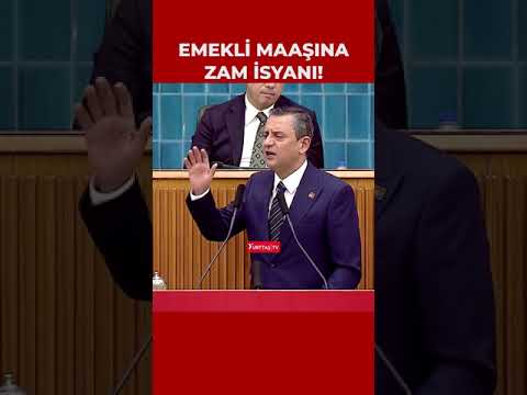 Özgür Özel'den emekli maaşı tepkisi: Memleketi onlara dar edeceğiz!