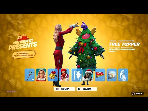 FREE WINTERFEST PRESENTS NOW in Fortnite!