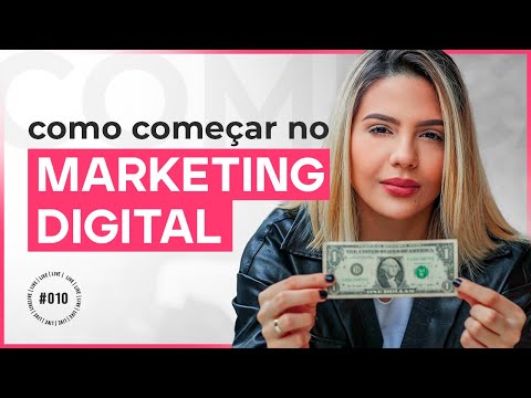 LIVE #010 - Como começar no marketing digital.