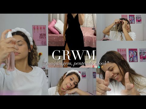 arrume-se comigo (teste) *cabelo, maquiagem, e look*✨💄