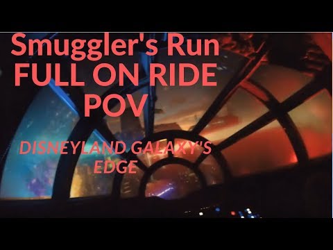 Smugglers Run Ride Pov Galaxy's Edge