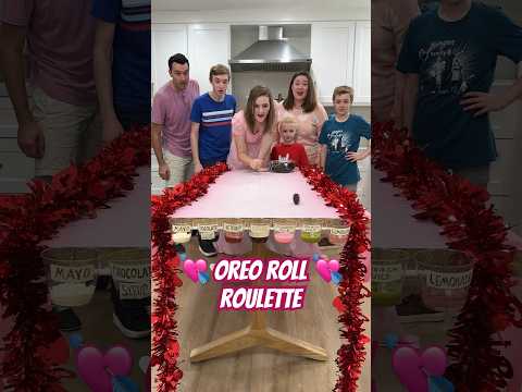 NEW Valentines Oreo Roll Roulette ๐| Ballinger Family #familygames