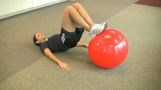 Image Swiss Ball Hamstring Curl