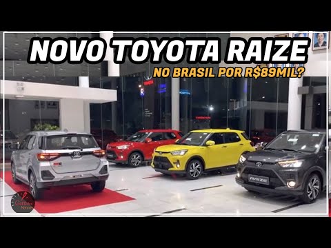 NOVO TOYOTA RAIZE MINI SUV QUE A TOYOTA PODE TRAZER AO BRASIL MOTORES TURBO E HIBRIDO