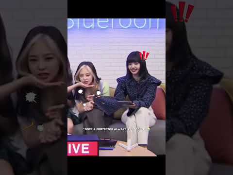 Lisa being Nini's protector😭😲⚡️ #blackpink #shorts