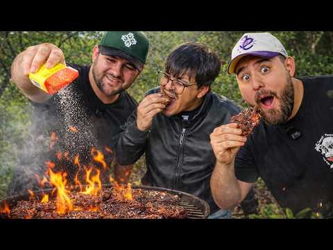 CARNE ASADA con mi Amigos en el Monte 🔥🥩