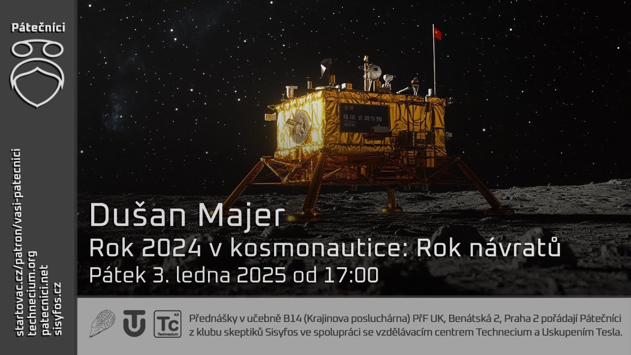 3. ledna 2025: Dušan Majer - Rok 2024 v kosmonautice: Rok návratů