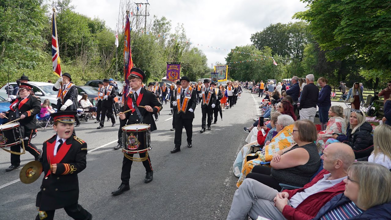 ‘It’s the orange Glastonbury’: Twelfth of July parades take place across Northern Ireland