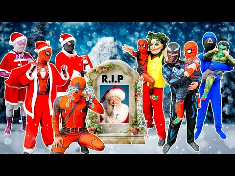 Spider-man Become A Santa Claus & Rescue Deadpool's Son ( Funny Action)