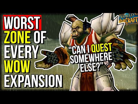 The WORST Zone Of EVERY WoW Expansion | World of Warcraft