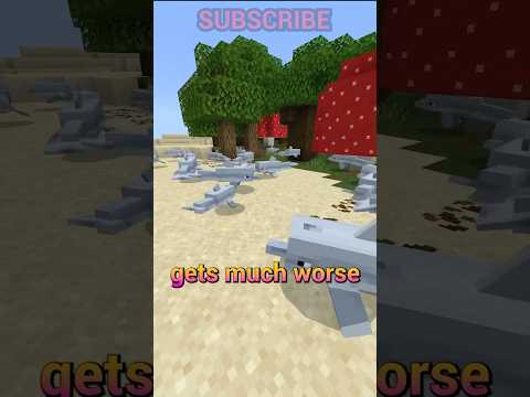 dolphins SUCK… on bedrock edition